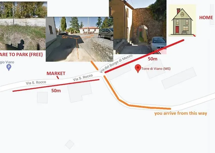 아파트 La Terrazza Sulle Apuane